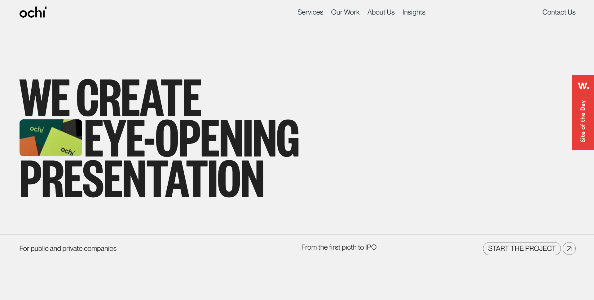 Ochi Website Clone